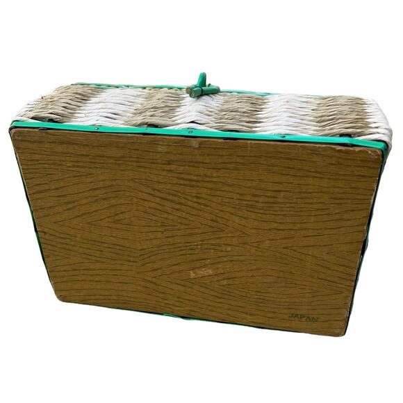 Dritz Handled Floral Design Sewing Storage Box - Picture 8 of 8